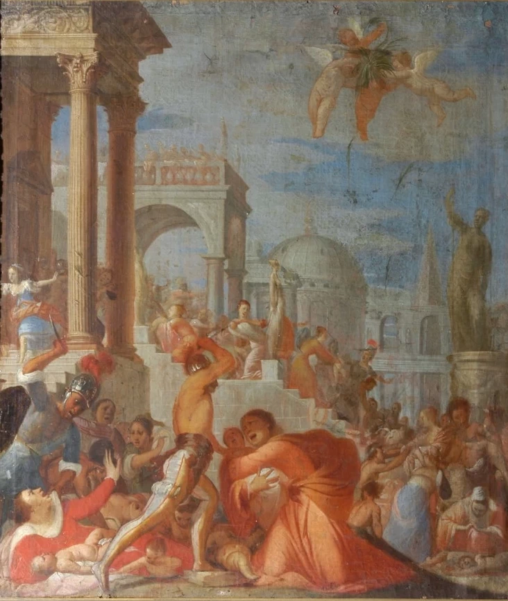 Attribuito a Carpioni G. sec. XVII, Strage degli innocenti